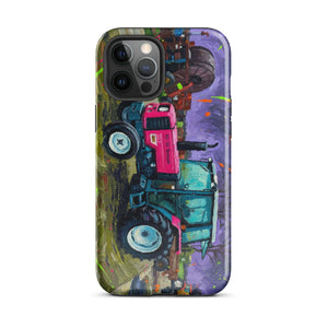 The Tractor Mugs Store iPhone 12 Pro Max Renault 65-32 MX Splash Art | Tough Case for iPhone® Quality Farmers Merch