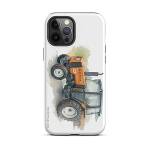 The Tractor Mugs Store iPhone 12 Pro Max Renault 65-32 MX Watercolor | Tough Case for iPhone® Quality Farmers Merch