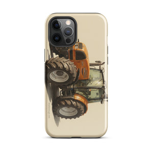 The Tractor Mugs Store iPhone 12 Pro Max Renault ares 696 rz Oil Painting | Tough Case for iPhone® Quality Farmers Merch