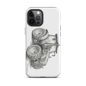 The Tractor Mugs Store iPhone 12 Pro Max SAME Explorer 105 (Stage V) Pencil Sketch | Tough Case for iPhone® Quality Farmers Merch
