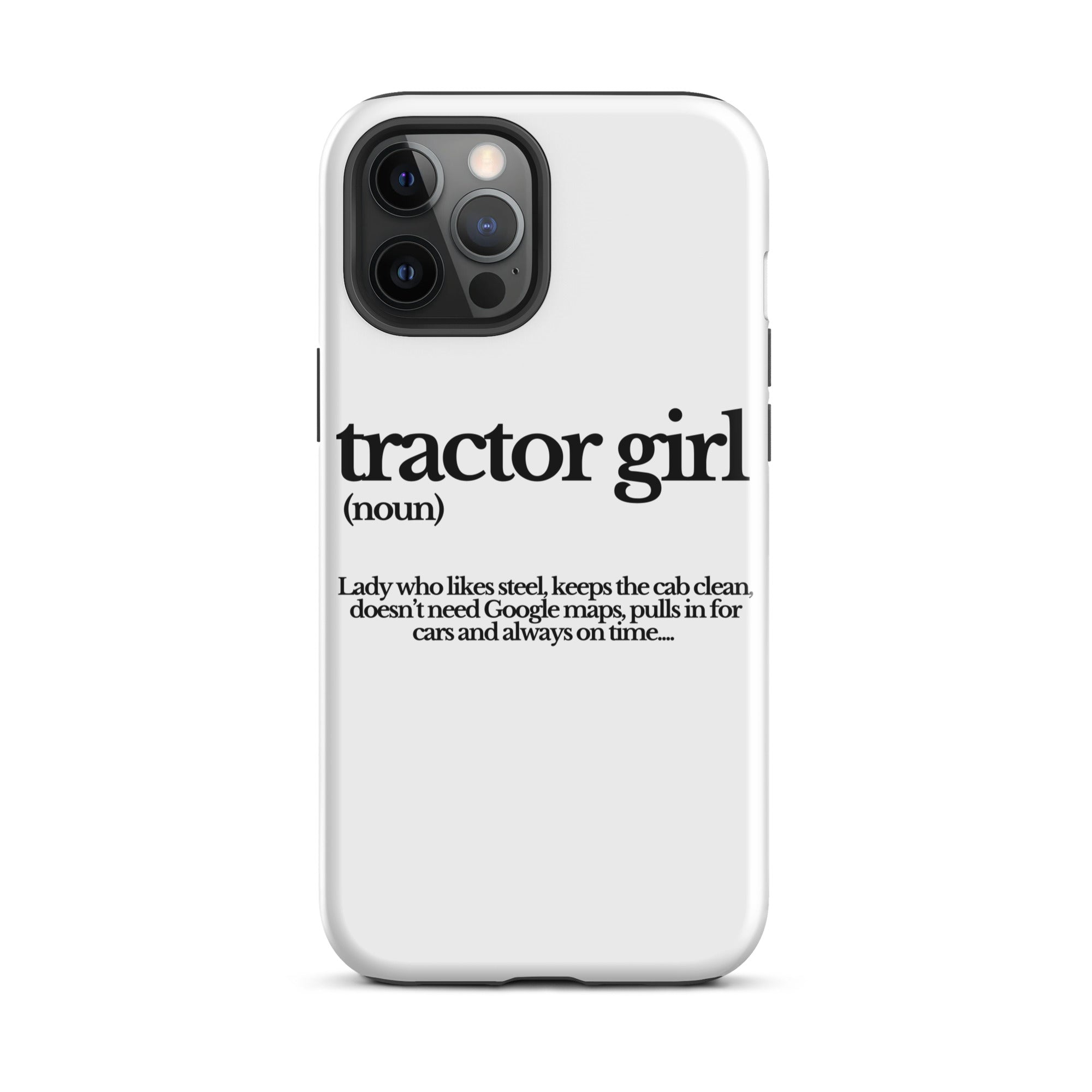 The Tractor Mugs Store iPhone 12 Pro Max TRACTOR GIRL | Tough Case for iPhone® Quality Farmers Merch