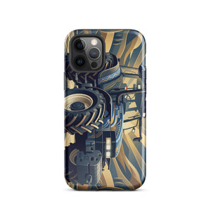 The Tractor Mugs Store iPhone 12 Pro New Holland TM 155  | Art Deco Tough Case for iPhone® Quality Farmers Merch