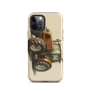 The Tractor Mugs Store iPhone 12 Pro Renault ares 696 rz Oil Painting | Tough Case for iPhone® Quality Farmers Merch