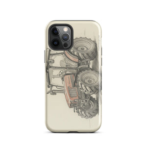The Tractor Mugs Store iPhone 12 Pro SAME Dorado Natural 70 (Stage V) Pencil Sketch | Tough Case for iPhone® Quality Farmers Merch