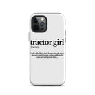 The Tractor Mugs Store iPhone 12 Pro TRACTOR GIRL | Tough Case for iPhone® Quality Farmers Merch