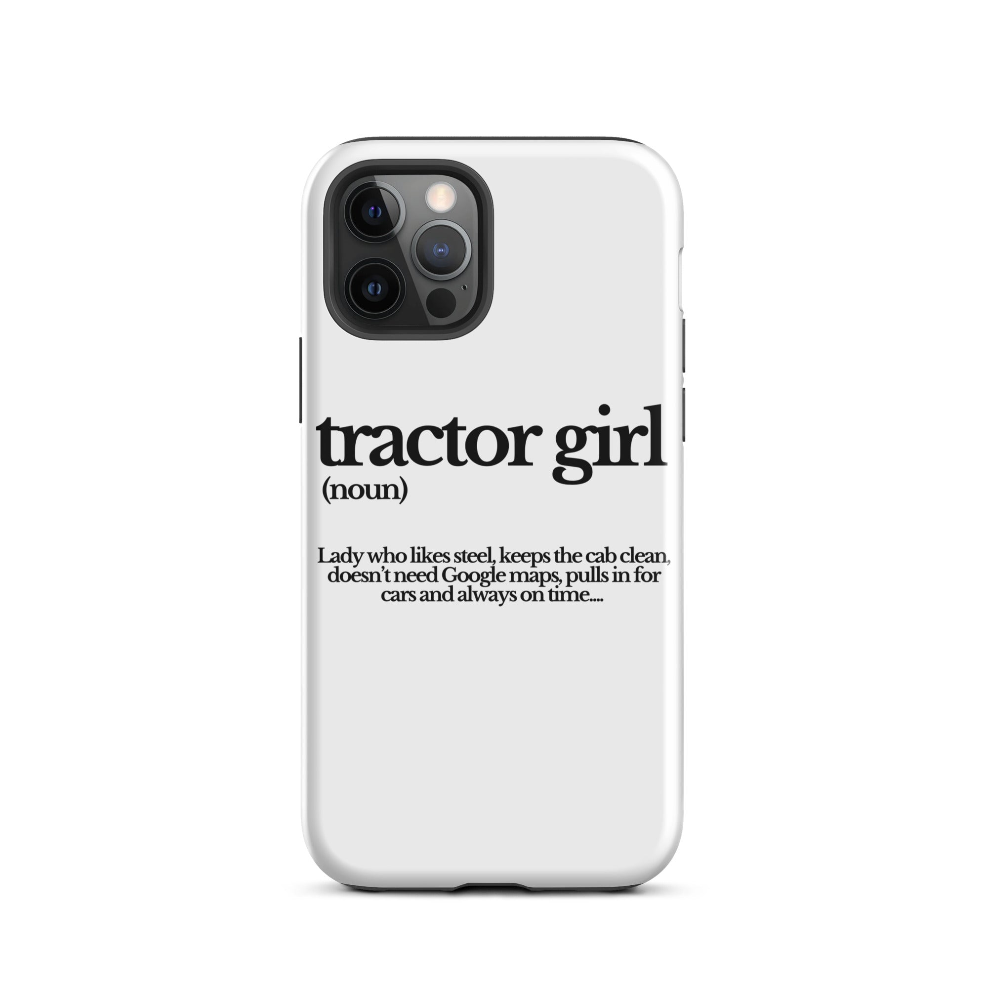 The Tractor Mugs Store iPhone 12 Pro TRACTOR GIRL | Tough Case for iPhone® Quality Farmers Merch