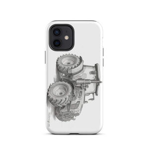 The Tractor Mugs Store iPhone 12 SAME Explorer 105 (Stage V) Pencil Sketch | Tough Case for iPhone® Quality Farmers Merch
