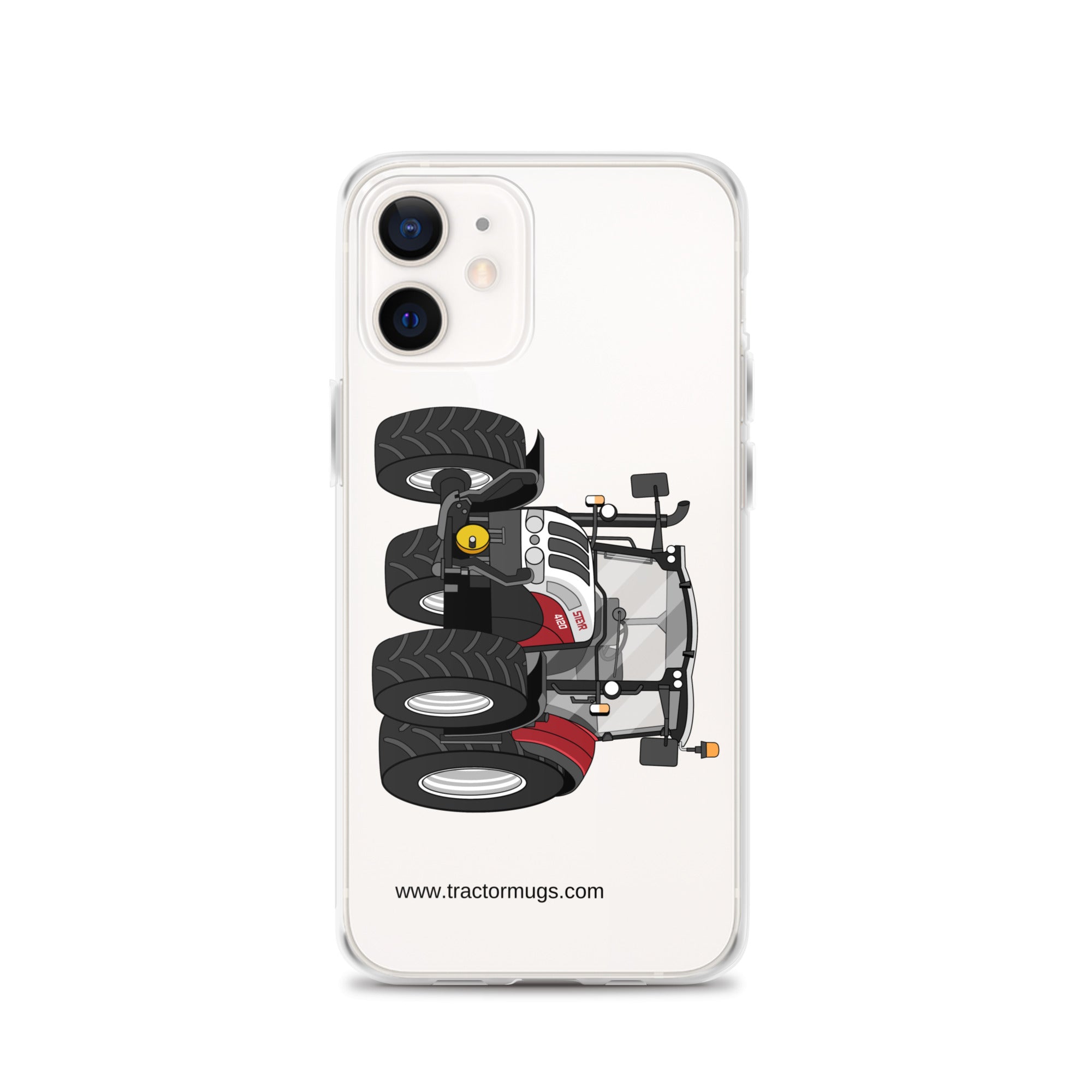 The Tractor Mugs Store iPhone 12 Steyr 4120 Plus | Clear Case for iPhone® Quality Farmers Merch