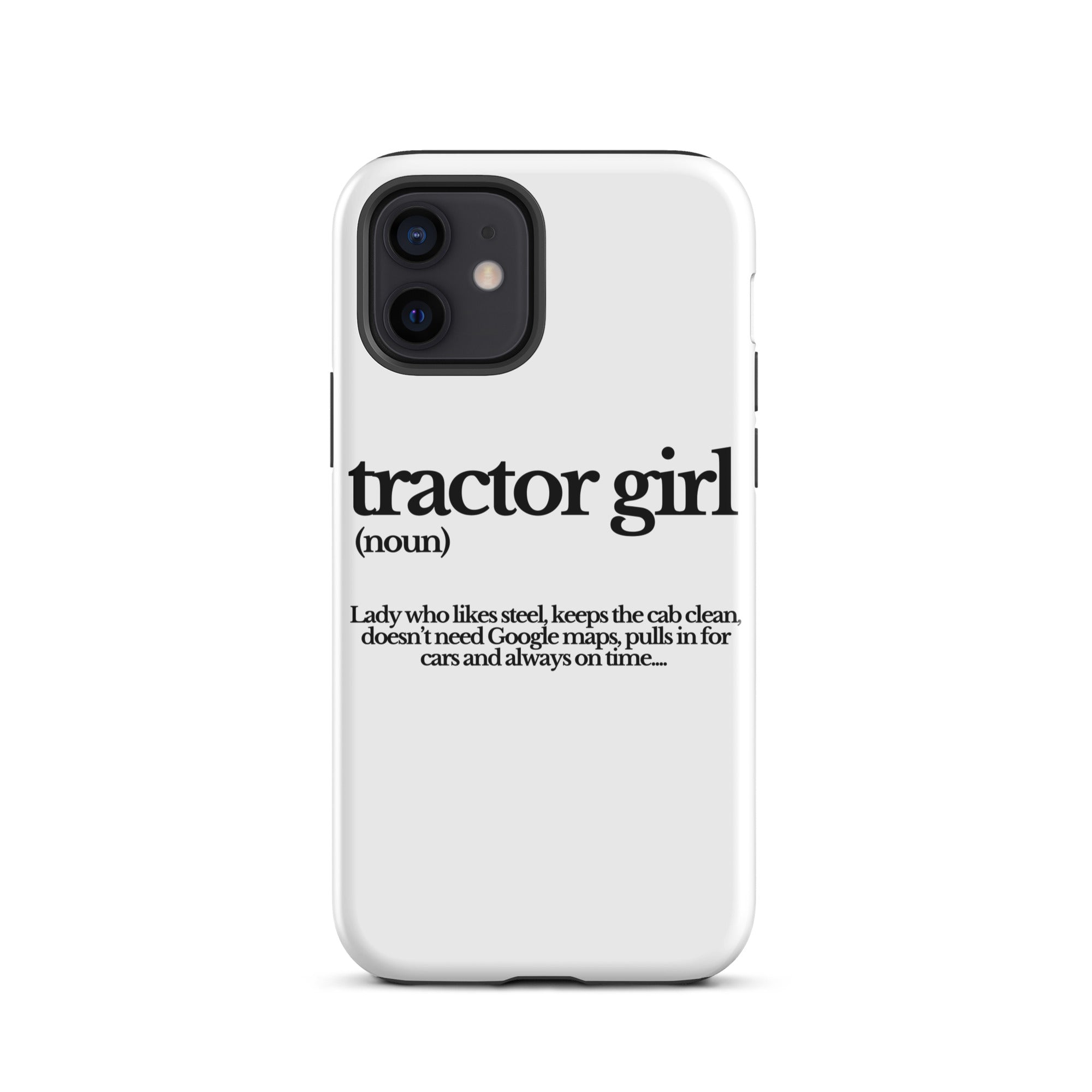 The Tractor Mugs Store iPhone 12 TRACTOR GIRL | Tough Case for iPhone® Quality Farmers Merch