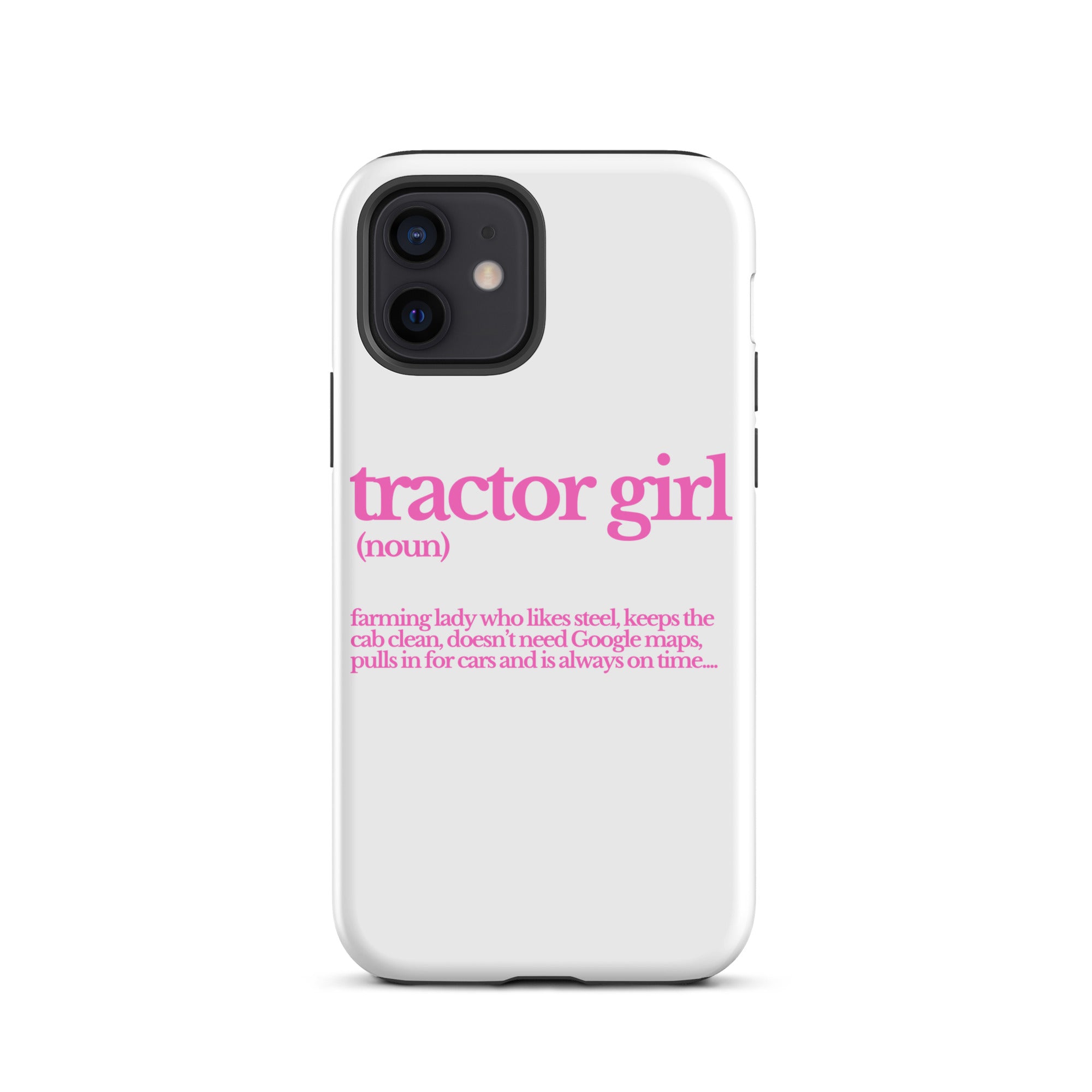 The Tractor Mugs Store iPhone 12 TRACTOR GIRL | Tough Case for iPhone® Quality Farmers Merch