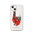 The Tractor Mugs Store iPhone 13 1994 Massey Ferguson 32 Combine Harvester | Clear Case for iPhone® Quality Farmers Merch