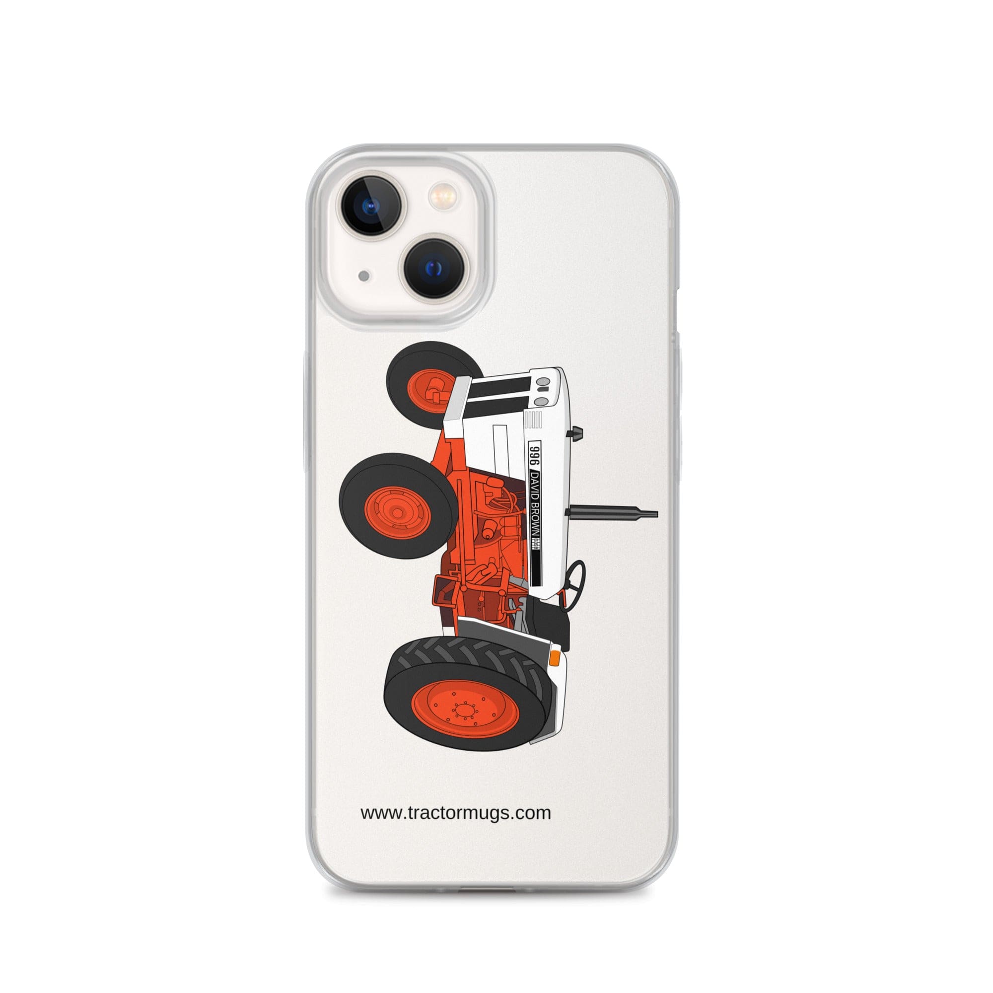 The Tractor Mugs Store iPhone 13 Case David Brown 996 (1974) | Clear Case for iPhone® Quality Farmers Merch