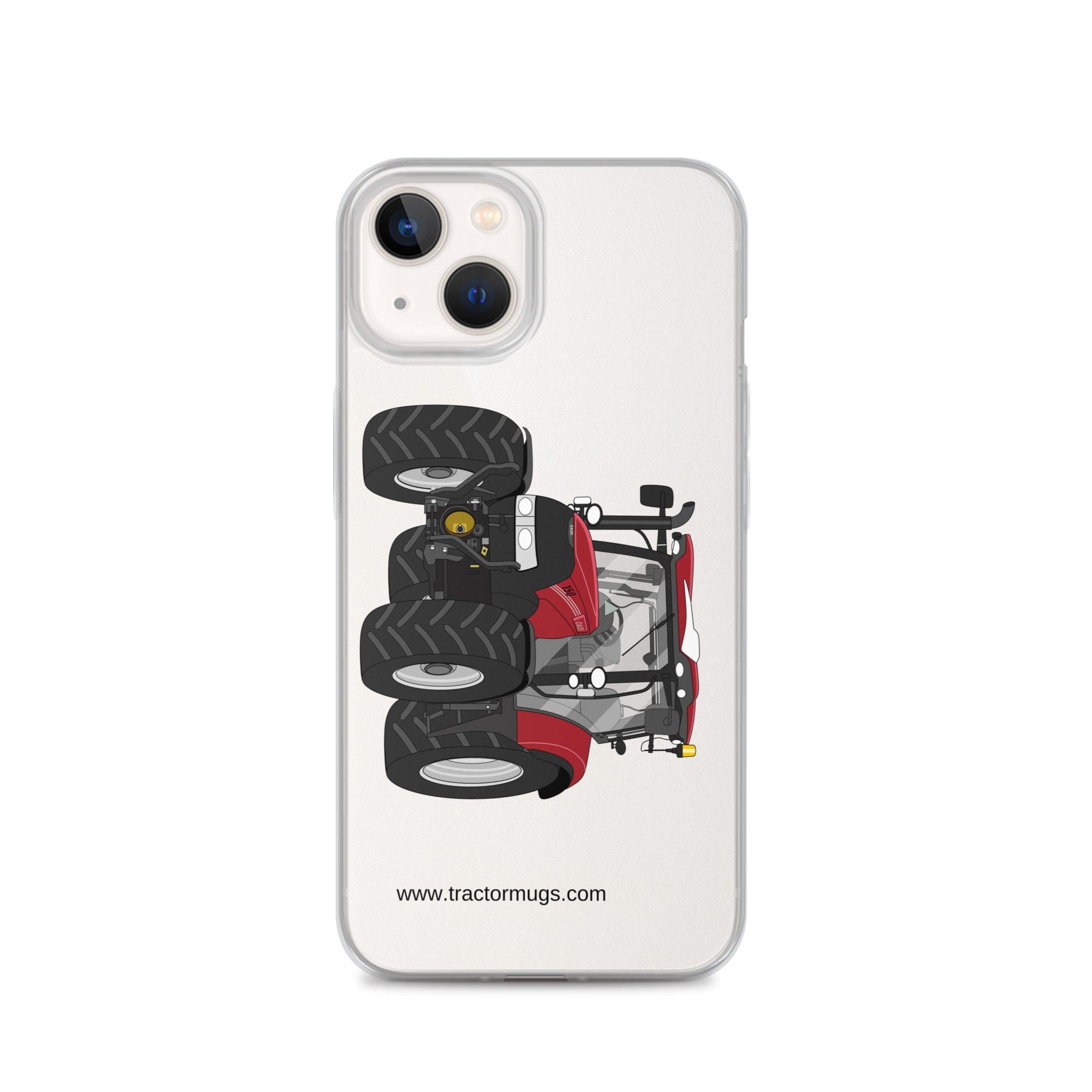 The Tractor Mugs Store iPhone 13 Case IH Maxxum 150 Activedrive 8 | Clear Case for iPhone® Quality Farmers Merch