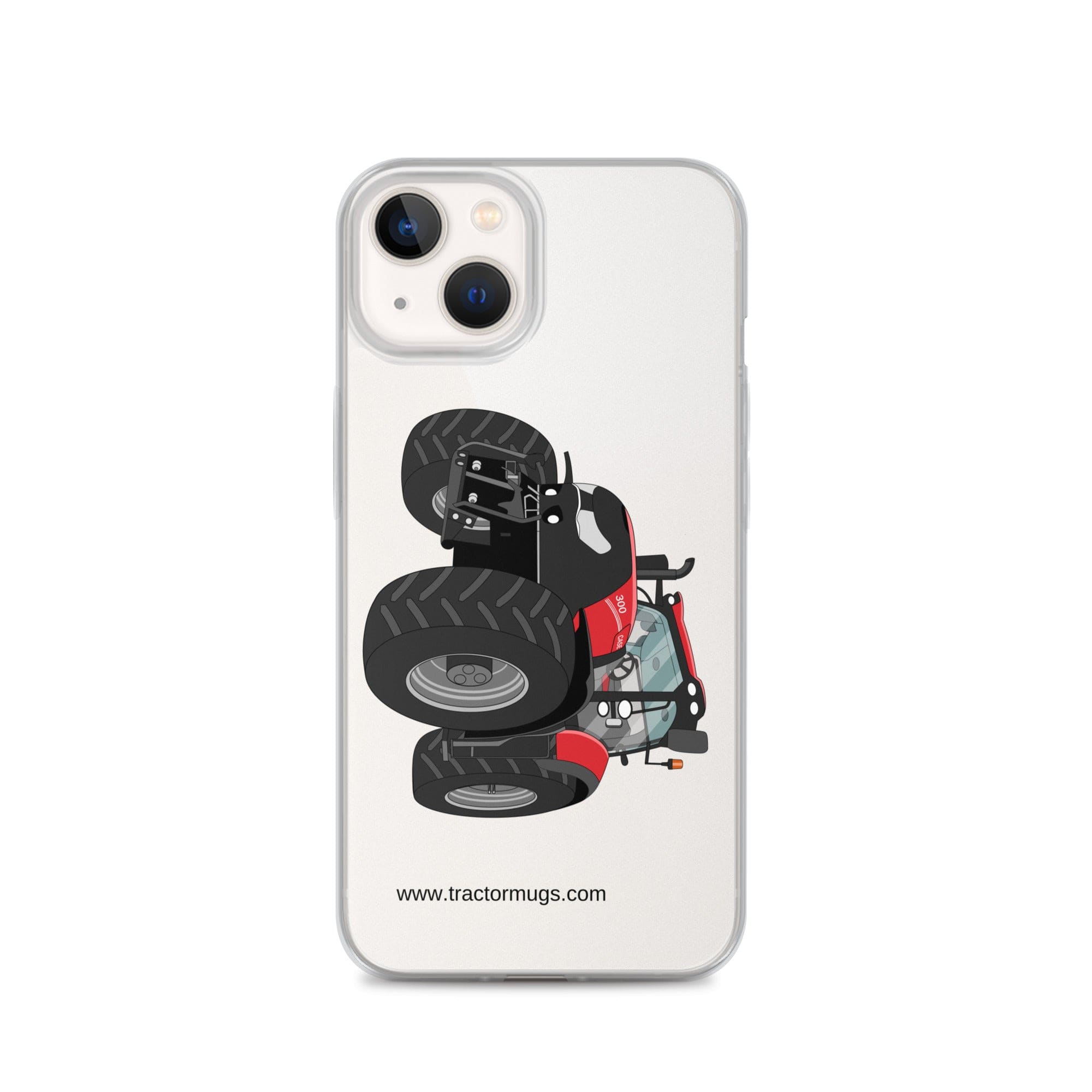 The Tractor Mugs Store iPhone 13 Case IH Optum 300 CVX | Clear Case for iPhone® Quality Farmers Merch