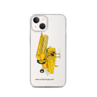 The Tractor Mugs Store iPhone 13 Clayson 8060 Combine Harvester | Clear Case for iPhone® Quality Farmers Merch