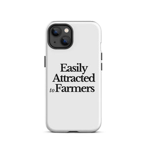 The Tractor Mugs Store iPhone 13 EASILY ATTRACTED TO FARMERS | Tough Case for iPhone® Quality Farmers Merch