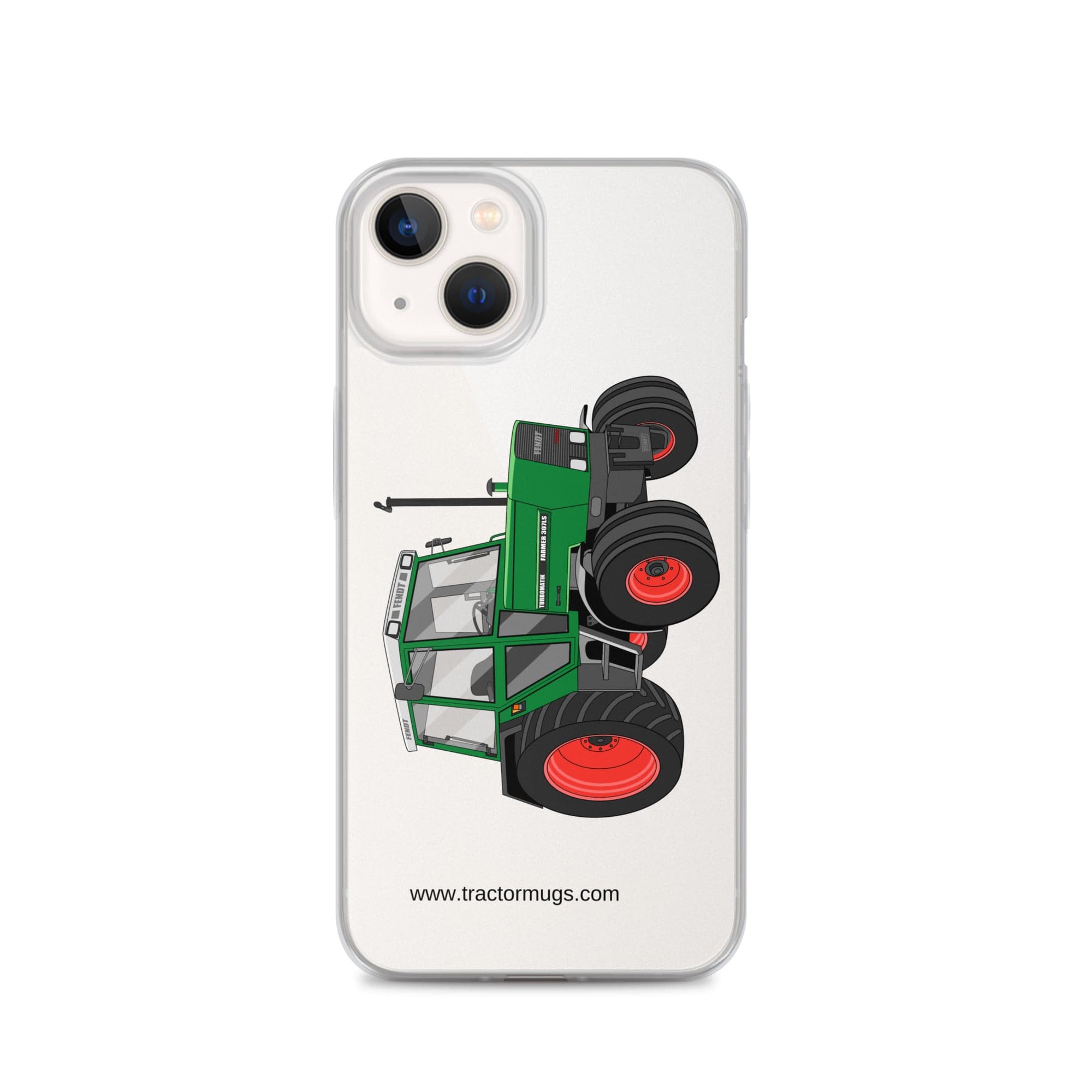 The Tractor Mugs Store iPhone 13 Fendt Farmer TURBOMATIK 307 LSA  |  Clear Case for iPhone® Quality Farmers Merch