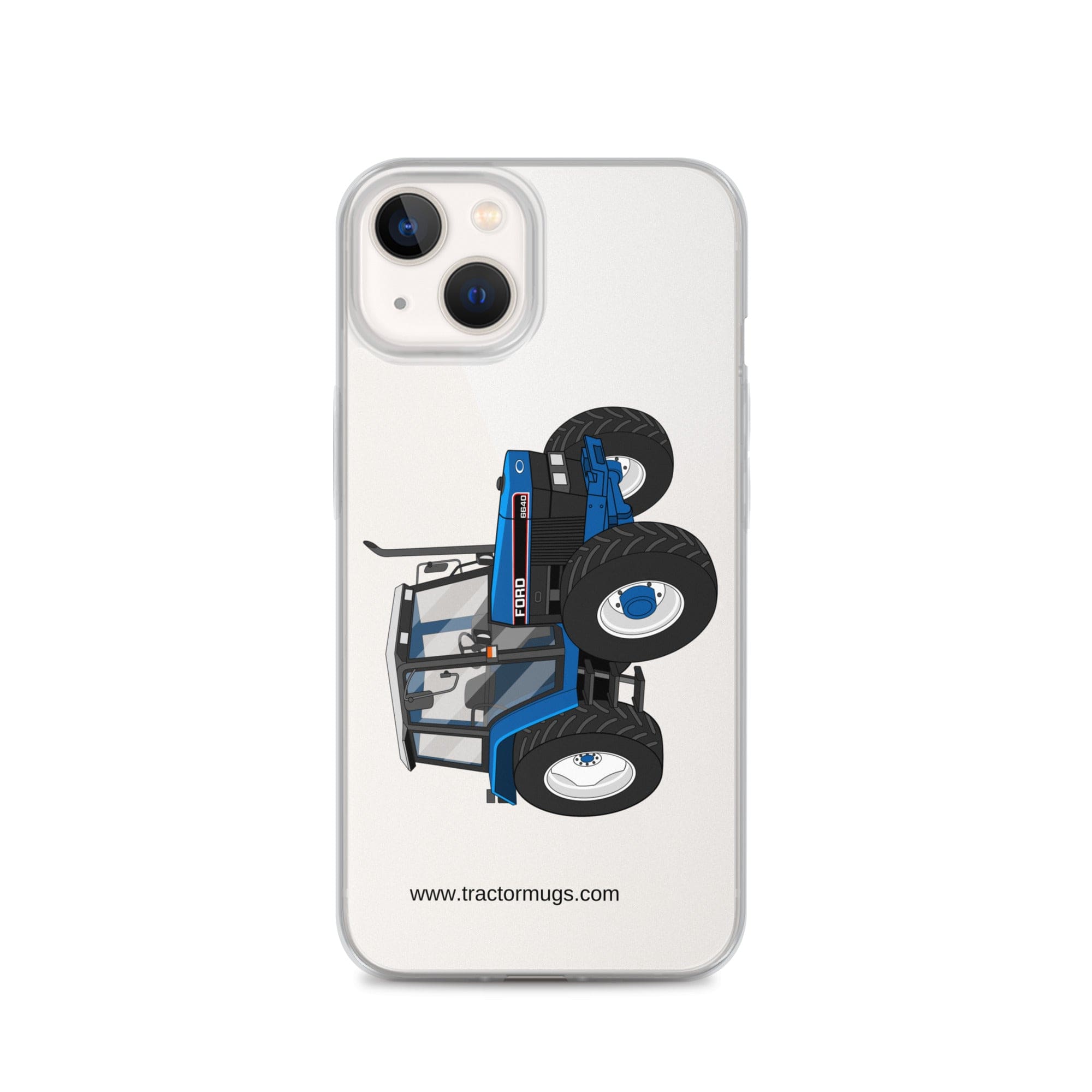 The Tractor Mugs Store iPhone 13 Ford 6640 SE 4WD  | Clear Case for iPhone® Quality Farmers Merch