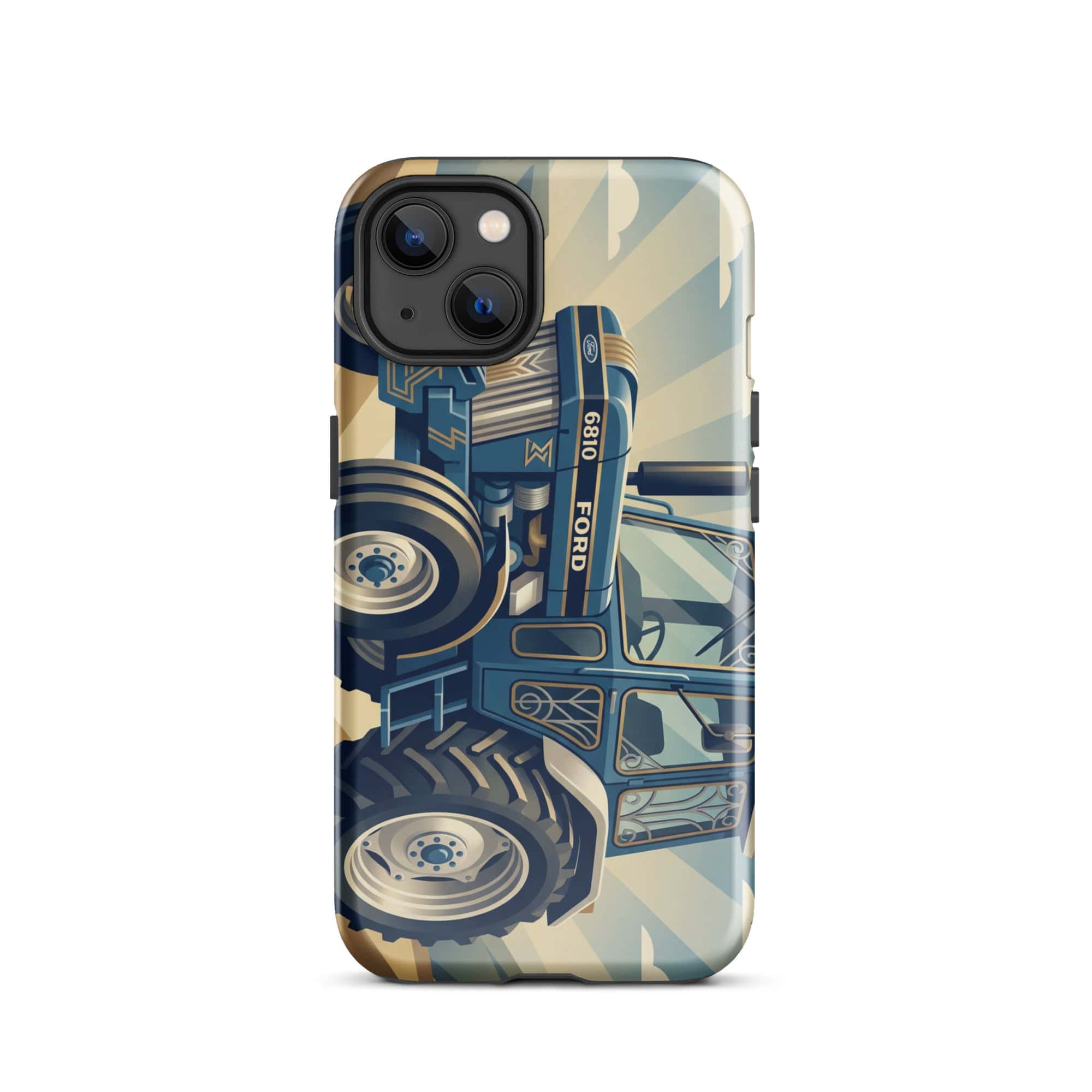The Tractor Mugs Store iPhone 13 Ford 6810 2WD | Art Deco Tough Case for iPhone® Quality Farmers Merch