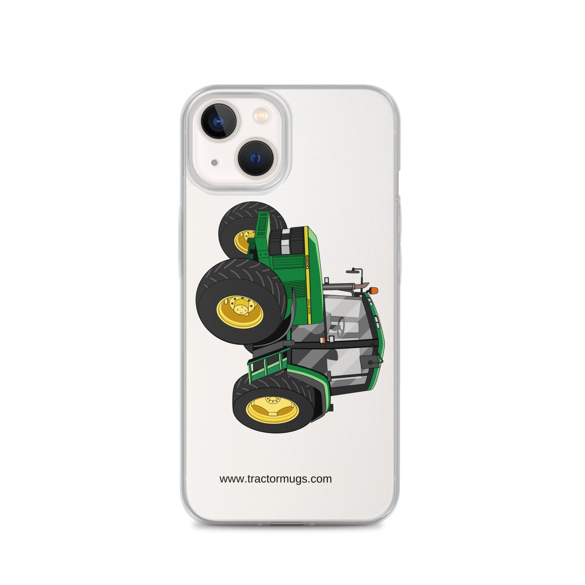 The Tractor Mugs Store iPhone 13 John Deere 6800   |  Clear Case for iPhone® Quality Farmers Merch