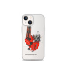 The Tractor Mugs Store iPhone 13 mini 1994 Massey Ferguson 32 Combine Harvester | Clear Case for iPhone® Quality Farmers Merch