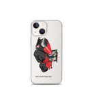 The Tractor Mugs Store iPhone 13 mini Case IH Quadtrac 715 | Clear Case for iPhone® Quality Farmers Merch