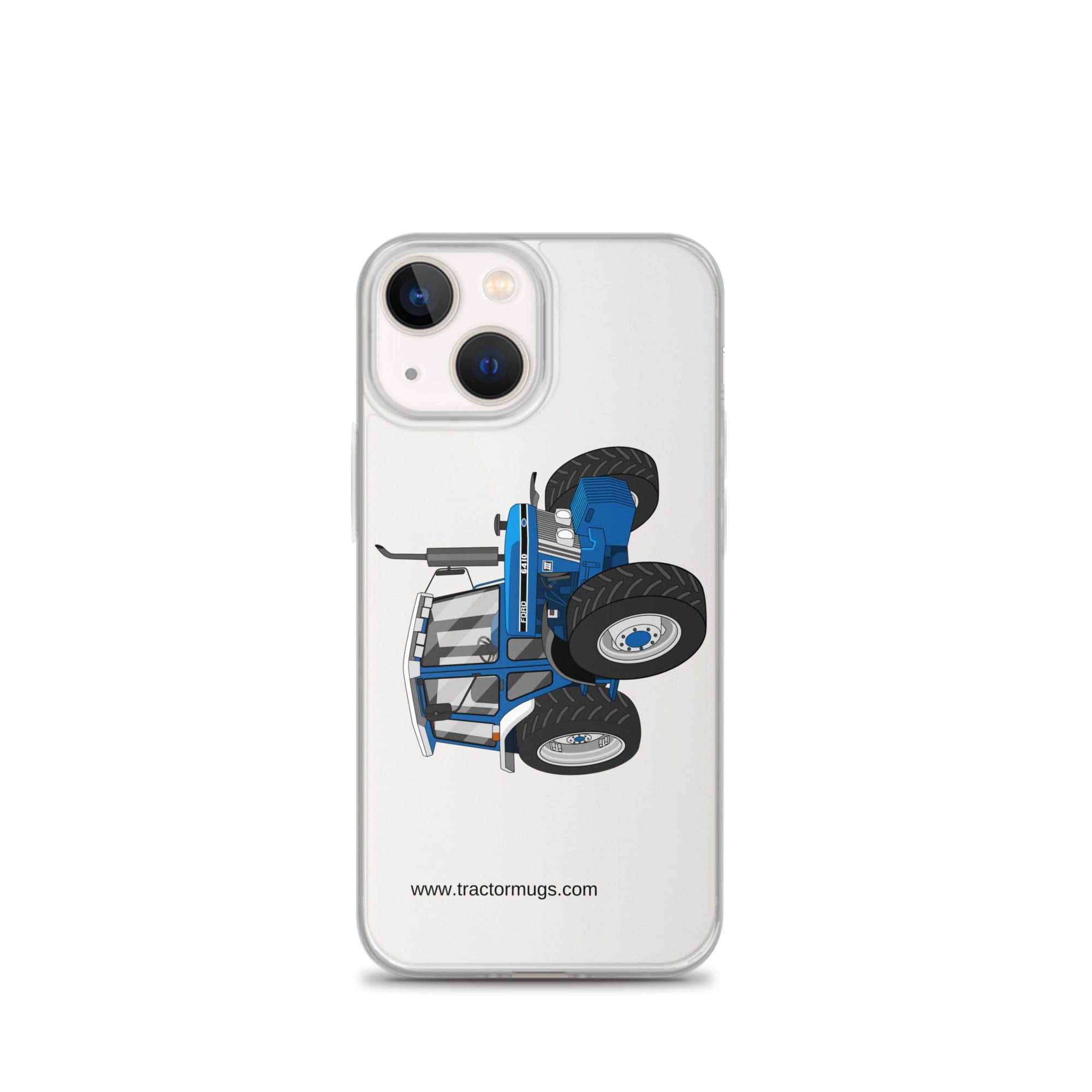 The Tractor Mugs Store iPhone 13 mini Ford 6410 4WD | Clear Case for iPhone® Quality Farmers Merch