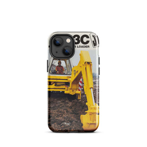 The Tractor Mugs Store iPhone 13 mini JCB 3C II Advert  | Tough Case for iPhone® Quality Farmers Merch