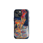 The Tractor Mugs Store iPhone 13 mini JCB 3C II | Splash Art Tough Case for iPhone® Quality Farmers Merch