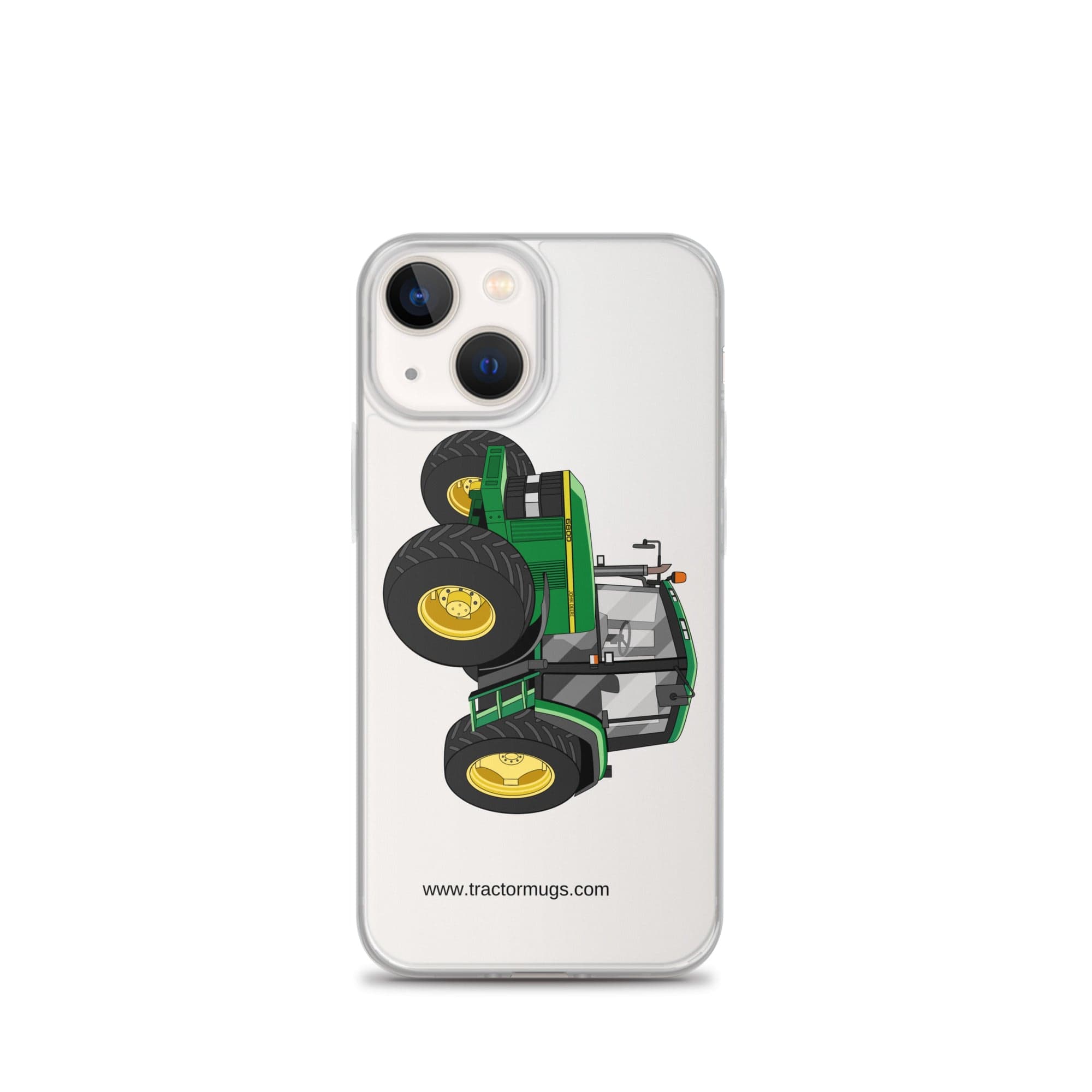 The Tractor Mugs Store iPhone 13 mini John Deere 6800   |  Clear Case for iPhone® Quality Farmers Merch