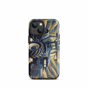The Tractor Mugs Store iPhone 13 mini New Holland TM 155  | Art Deco Tough Case for iPhone® Quality Farmers Merch