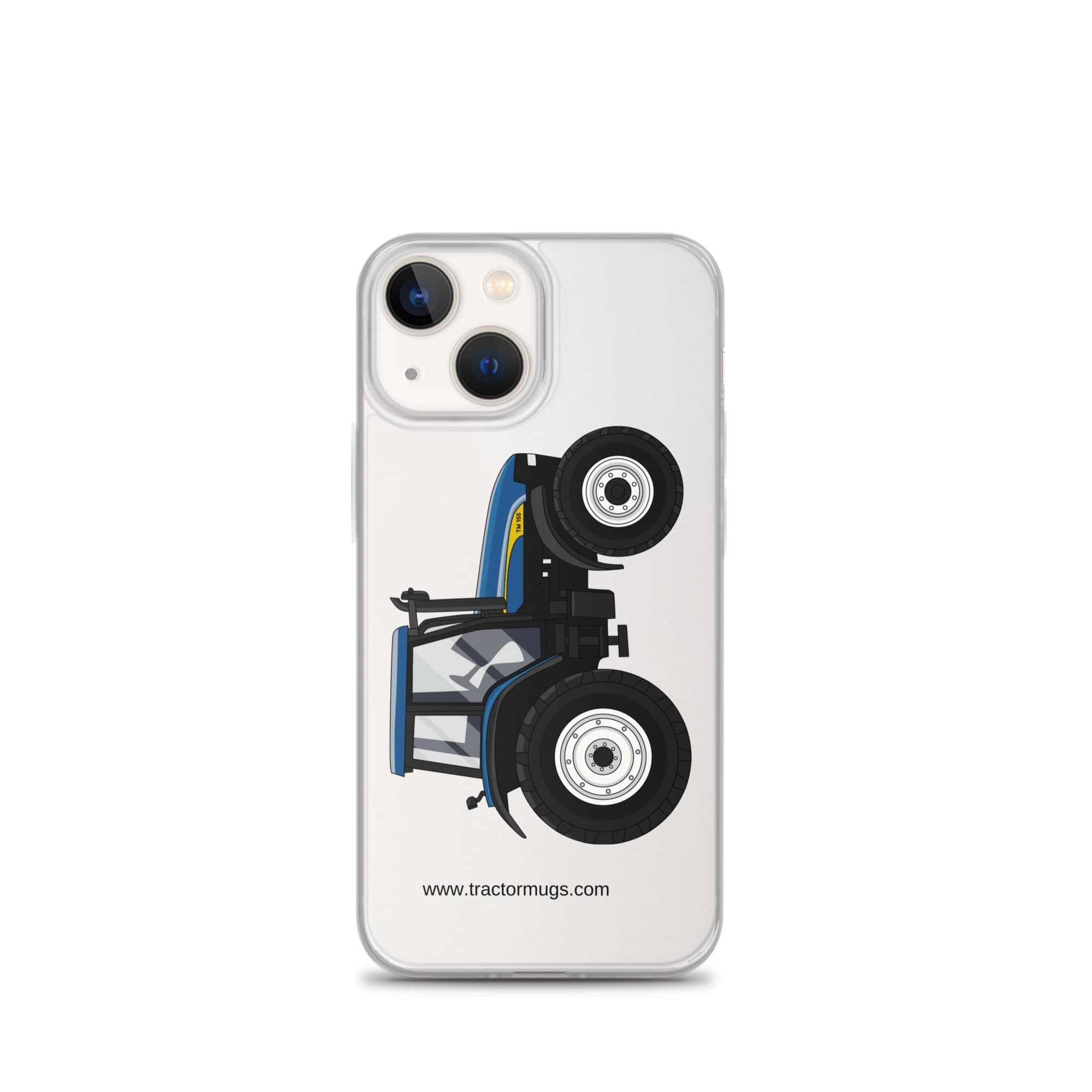 The Tractor Mugs Store iPhone 13 mini New Holland TM 155 | Clear Case for iPhone® Quality Farmers Merch
