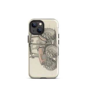 The Tractor Mugs Store iPhone 13 mini SAME Dorado Natural 70 (Stage V) Pencil Sketch | Tough Case for iPhone® Quality Farmers Merch