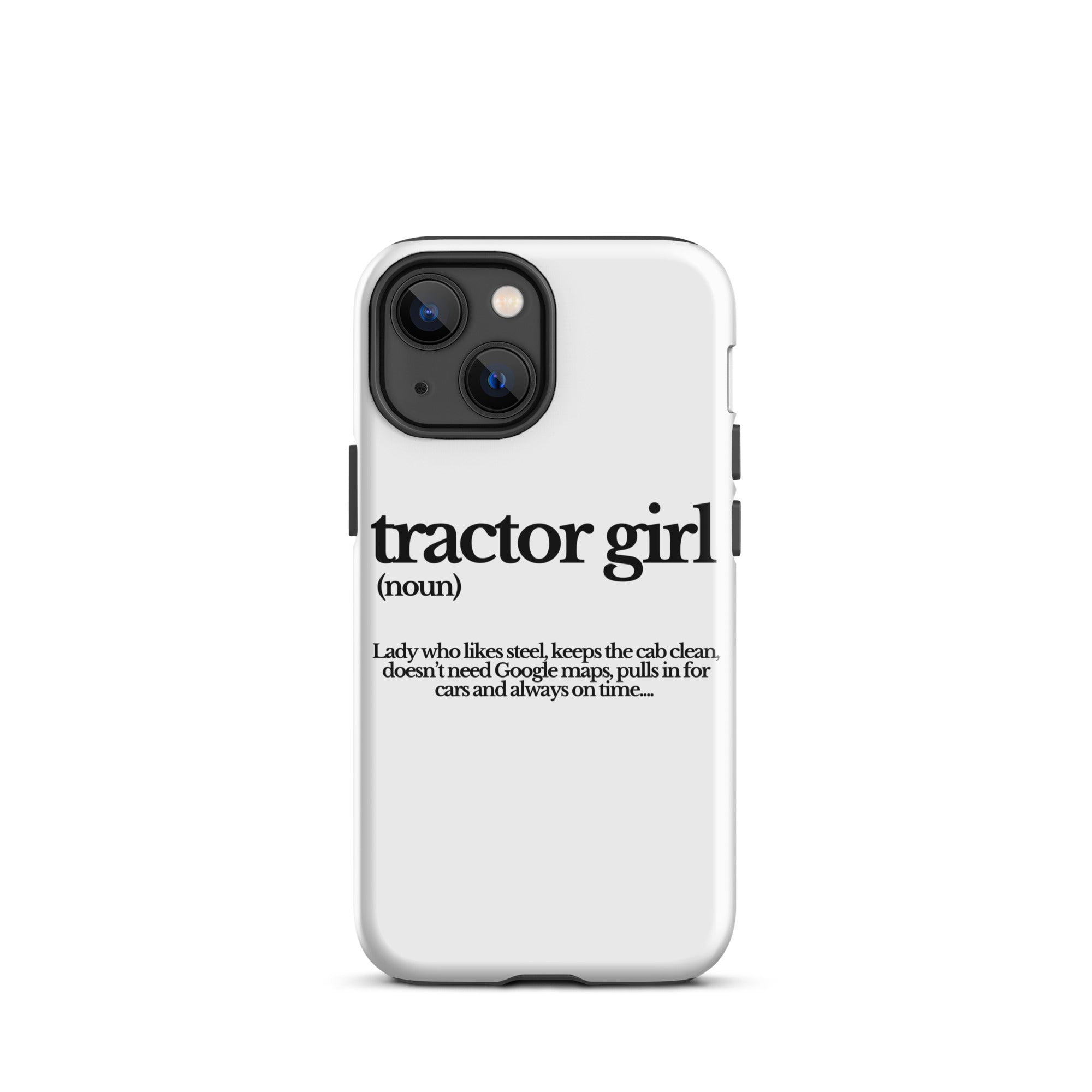 The Tractor Mugs Store iPhone 13 mini TRACTOR GIRL | Tough Case for iPhone® Quality Farmers Merch