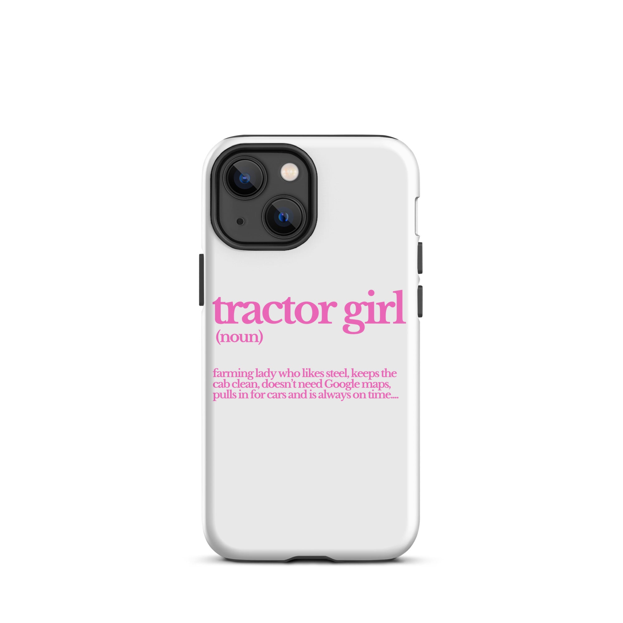 The Tractor Mugs Store iPhone 13 mini TRACTOR GIRL | Tough Case for iPhone® Quality Farmers Merch