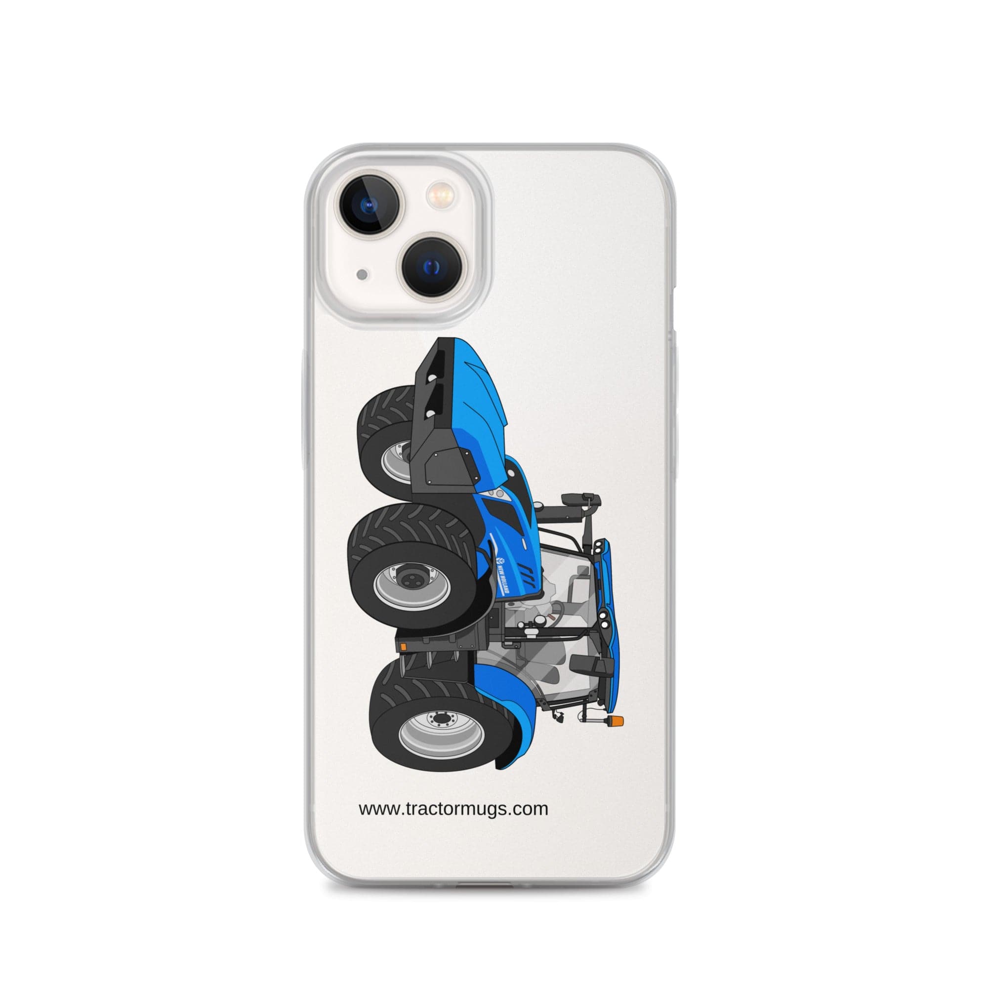 The Tractor Mugs Store iPhone 13 New Holland T6 180 Methane | Clear Case for iPhone® Quality Farmers Merch