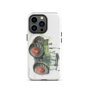 The Tractor Mugs Store iPhone 13 Pro Fendt 308 LSA 4WD Watercolor | Tough Case for iPhone® Quality Farmers Merch