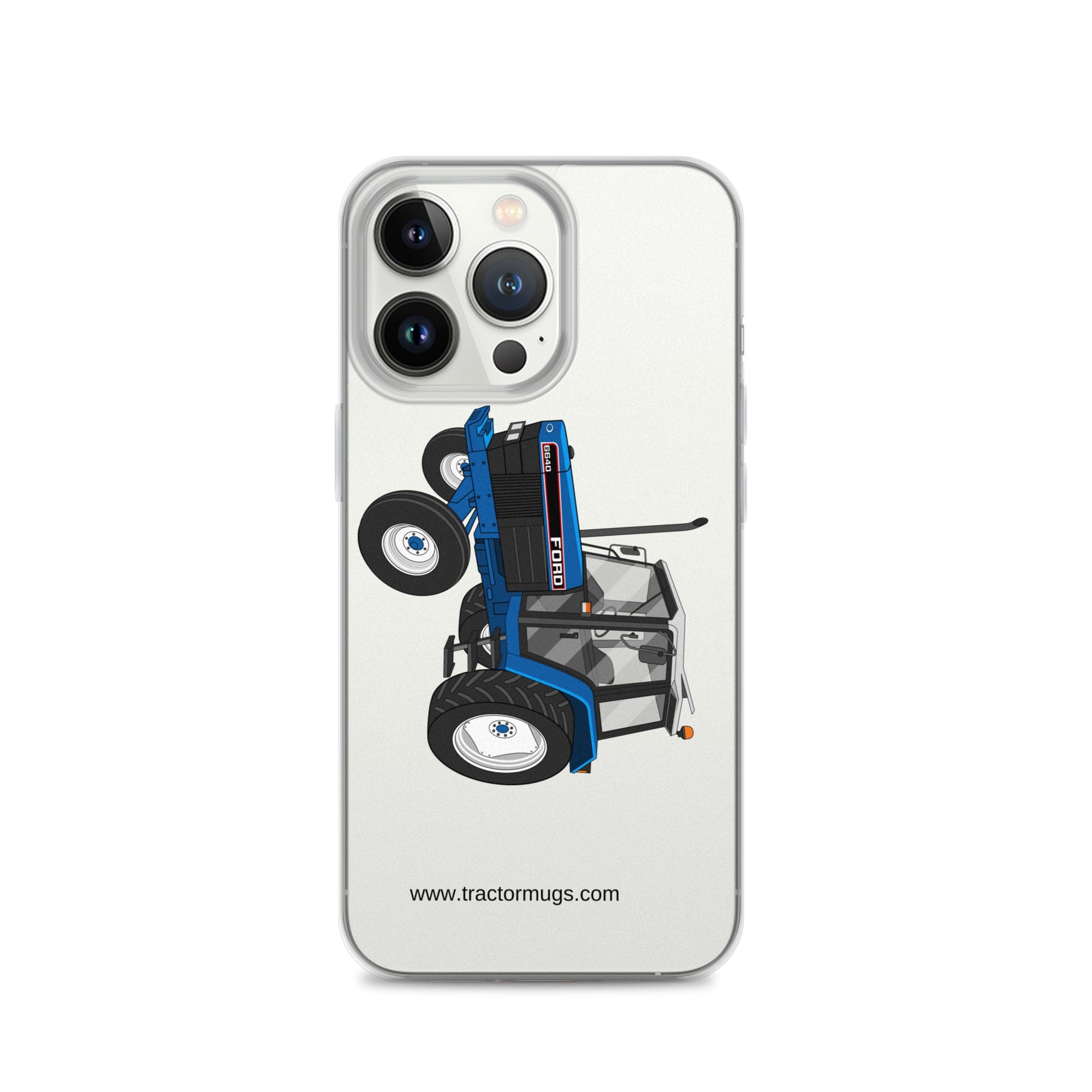 The Tractor Mugs Store iPhone 13 Pro Ford 6640 2WD | Clear Case for iPhone® Quality Farmers Merch