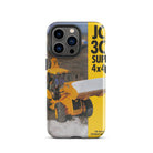 The Tractor Mugs Store iPhone 13 Pro JCB 3CX 4x4x4 Brochure | Tough Case for iPhone® Quality Farmers Merch