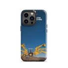 The Tractor Mugs Store iPhone 13 Pro JCB 3CX Sitemaster Advert (1988) | Tough Case for iPhone® Quality Farmers Merch