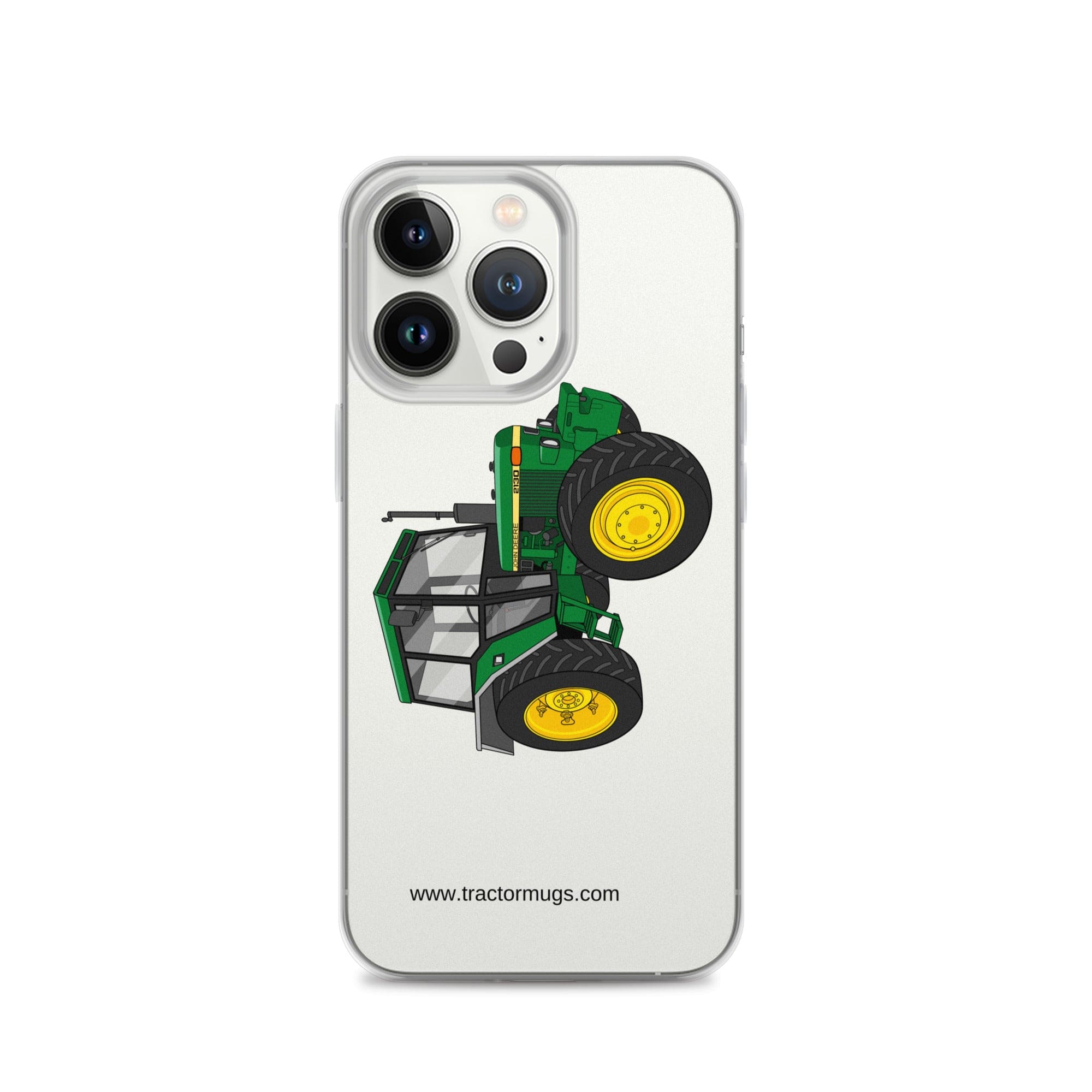 The Tractor Mugs Store iPhone 13 Pro John Deere 2130 | Clear Case for iPhone® Quality Farmers Merch