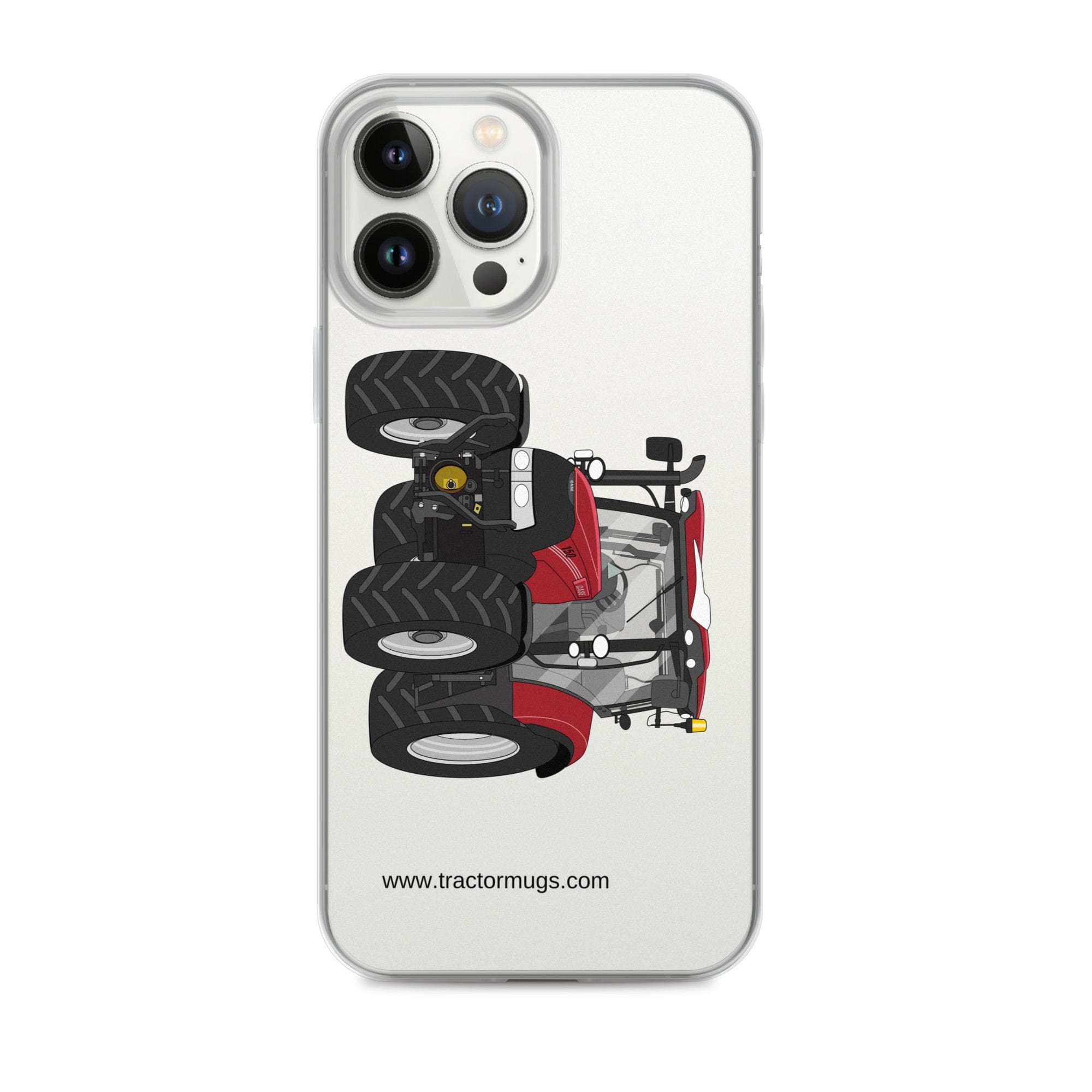 The Tractor Mugs Store iPhone 13 Pro Max Case IH Maxxum 150 Activedrive 8 | Clear Case for iPhone® Quality Farmers Merch
