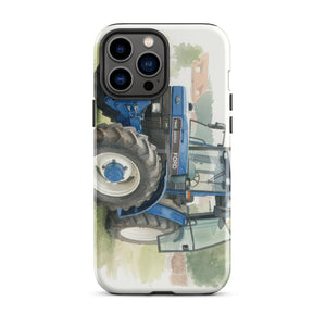 The Tractor Mugs Store iPhone 13 Pro Max Ford 7840 Watercolor | Tough Case for iPhone® Quality Farmers Merch
