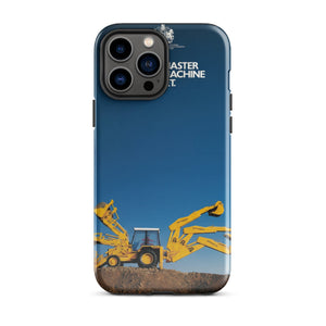 The Tractor Mugs Store iPhone 13 Pro Max JCB 3CX Sitemaster Advert (1988) | Tough Case for iPhone® Quality Farmers Merch