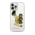 The Tractor Mugs Store iPhone 13 Pro Max JCB 5CX Backhoe | Clear Case for iPhone® Quality Farmers Merch