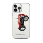 The Tractor Mugs Store iPhone 13 Pro Max Massey Ferguson 135 with cab  |  Clear Case for iPhone® Quality Farmers Merch