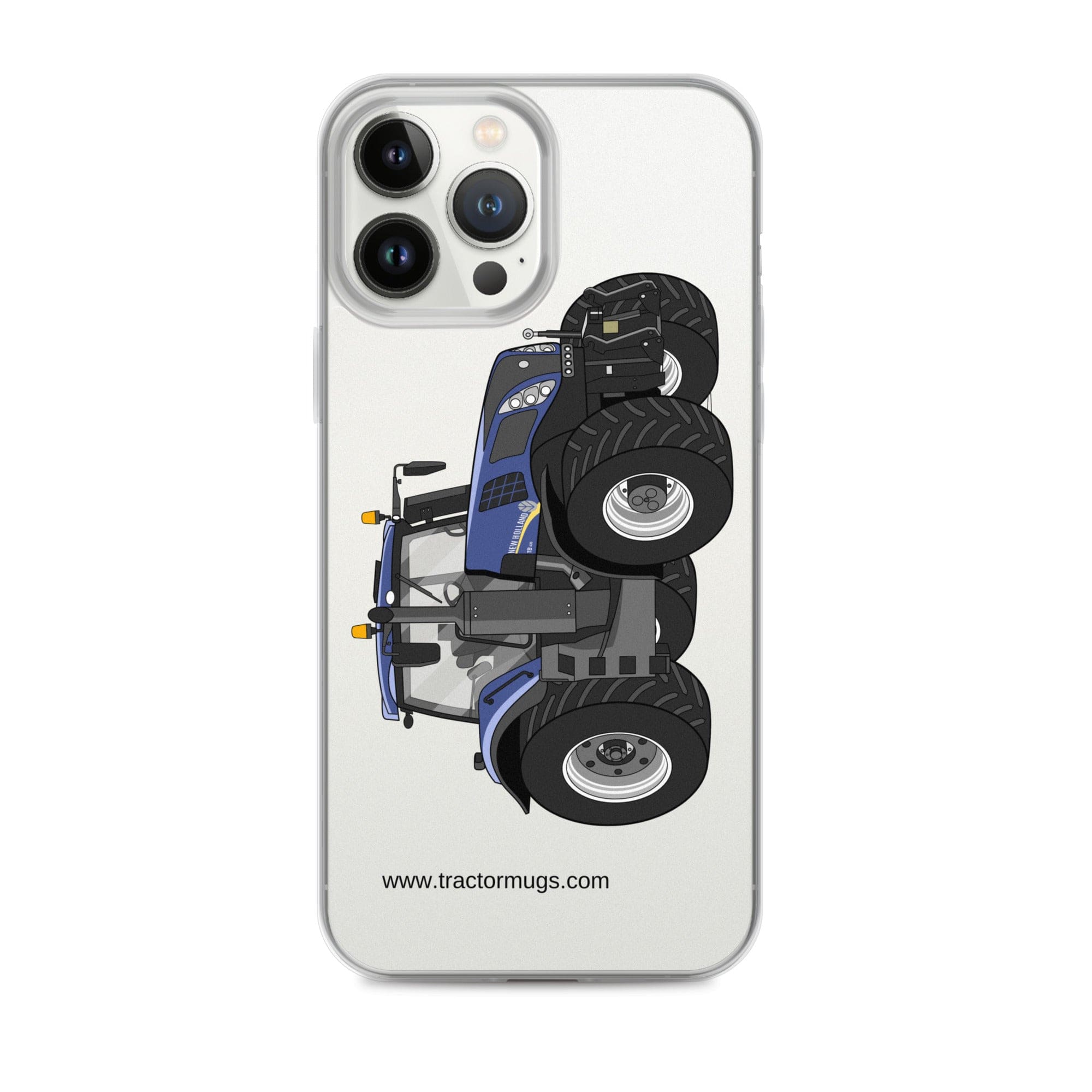 The Tractor Mugs Store iPhone 13 Pro Max New Holland T8 435 | Clear Case for iPhone® Quality Farmers Merch