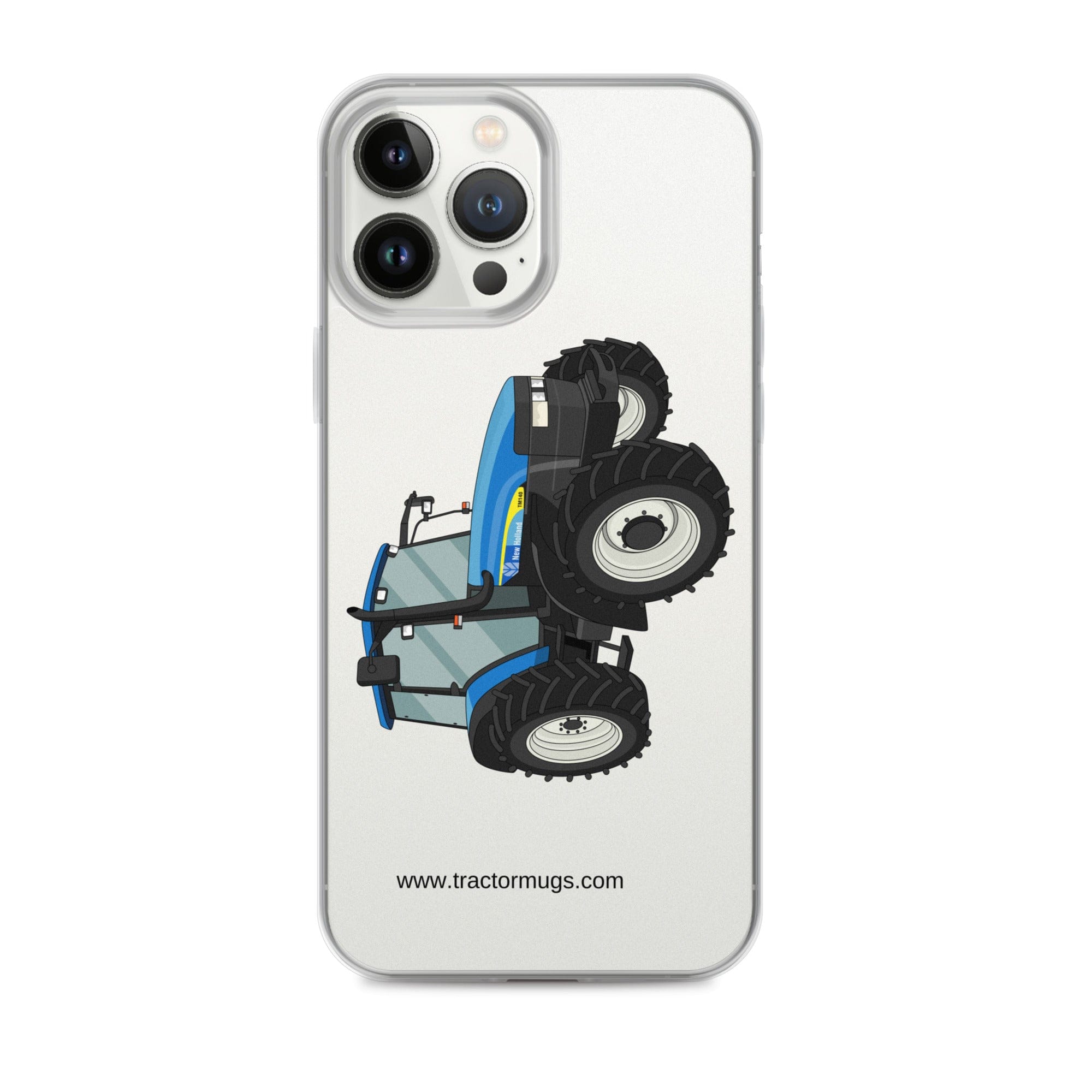 The Tractor Mugs Store iPhone 13 Pro Max New Holland TM 140 | Clear Case for iPhone® Quality Farmers Merch