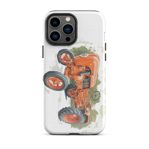 The Tractor Mugs Store iPhone 13 Pro Max Porsche Diesel A111 Watercolor | Tough Case for iPhone® Quality Farmers Merch