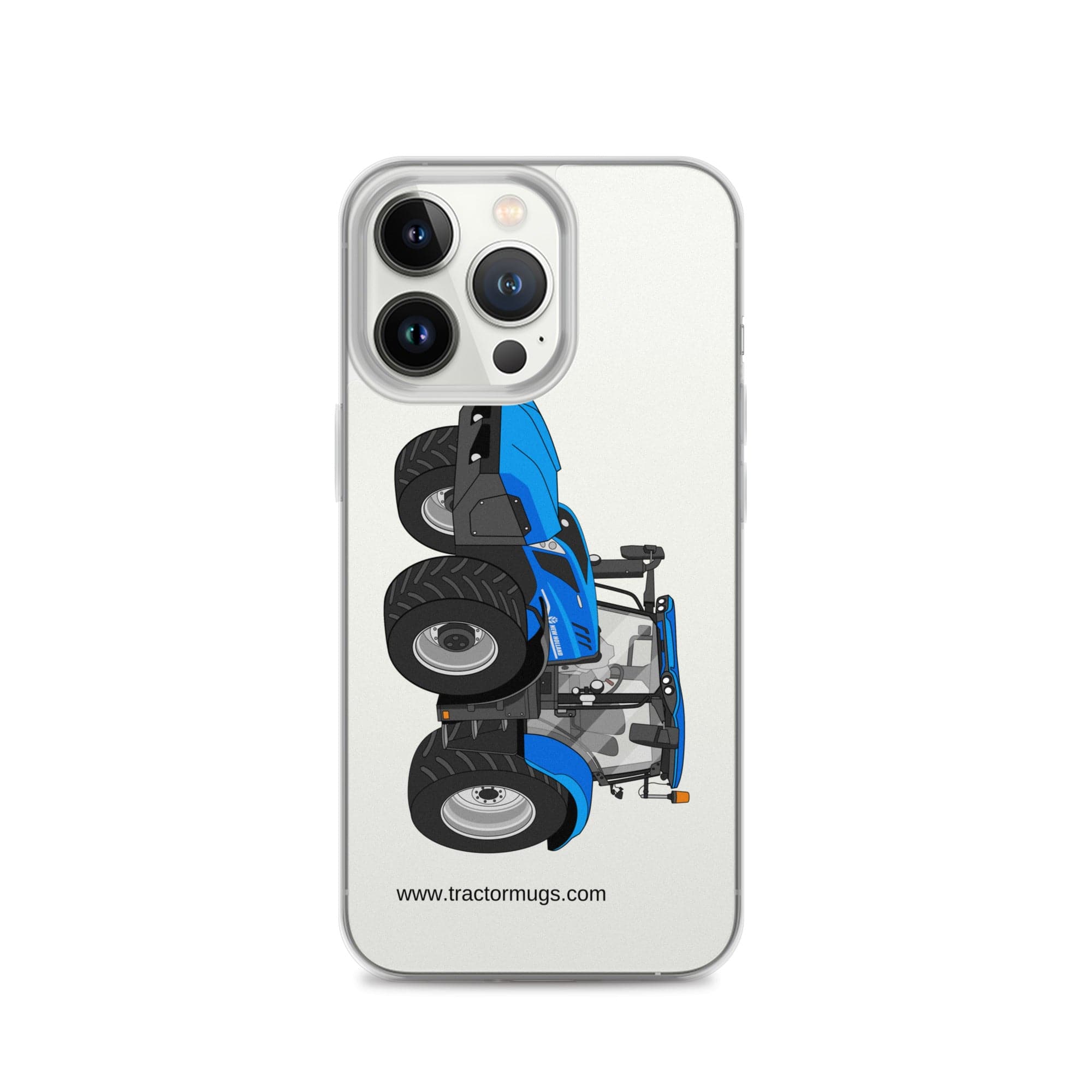 The Tractor Mugs Store iPhone 13 Pro New Holland T6 180 Methane | Clear Case for iPhone® Quality Farmers Merch
